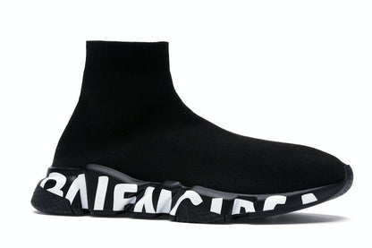 Balenciaga Speed Graffiti Trainers Black