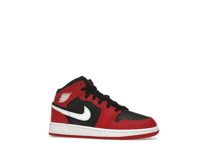 Jordan 1 Mid Gym Red Black White (GS)