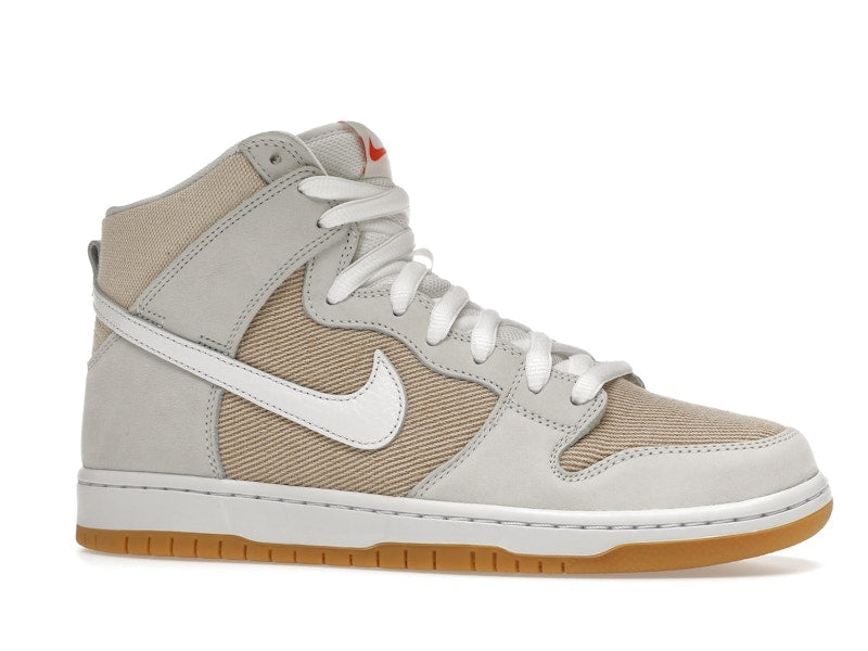 Nike SB Dunk High Pro ISO Orange Label Unbleached Natural