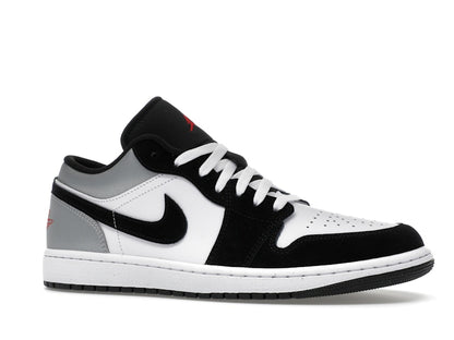 Jordan 1 Low SE White Fire Red Black Matte Silver