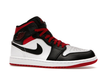 Jordan 1 Mid Gym Red Black Toe