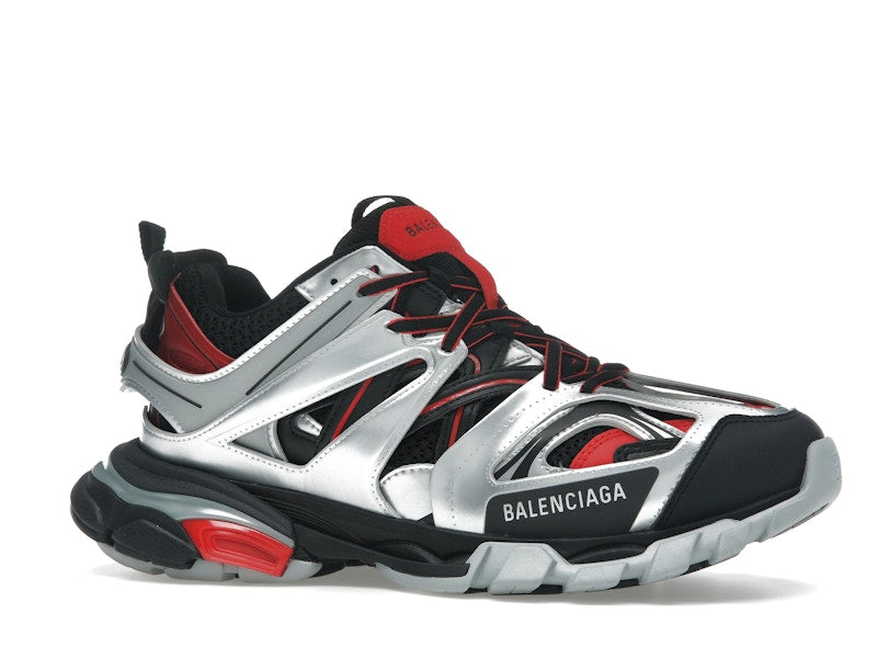 Balenciaga Track Black Red White Silver