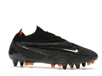 Nike Gripknit Phantom GX Elite SG-Pro Anti-Clog Traction Black Dark Smoke Grey Total Orange
