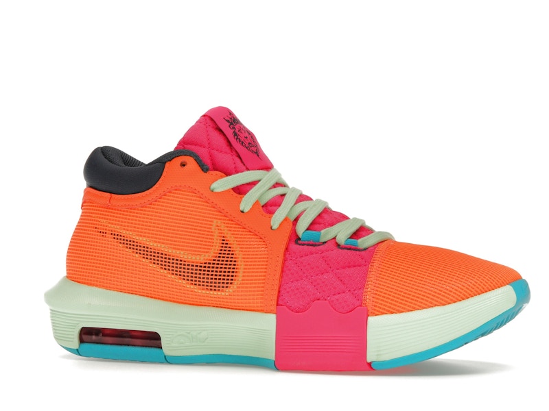 Nike LeBron Witness 8 Total Orange Laser Fuchsia