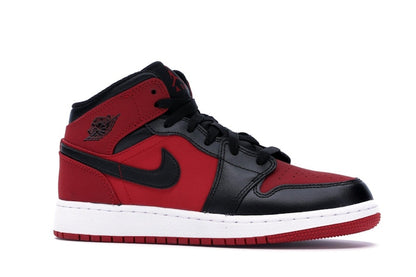 Jordan 1 Mid Gym Red Black (GS)