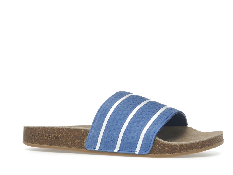 adidas Adilette Slides Royal Blue Core White Gum