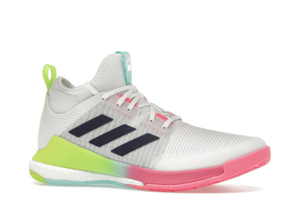 adidas Crazyflight Mid White Purple Aqua (Women's)