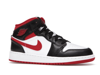 Jordan 1 Mid Gym Red Black White (GS)
