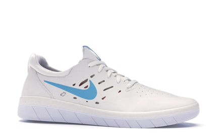 Nike SB Nyjah Summit White Light Blue Fury