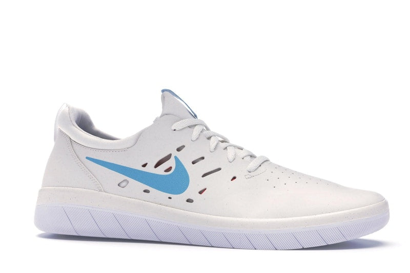Nike SB Nyjah Summit White Light Blue Fury