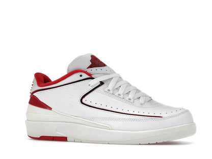 Jordan 2 Retro Low White Varsity Red