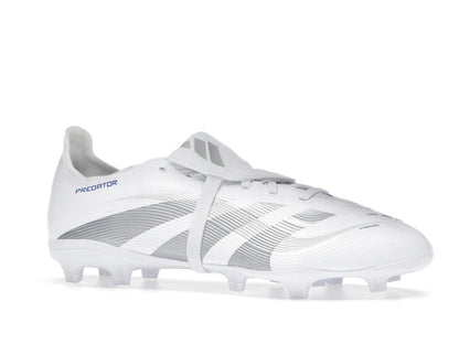 adidas Predator League Fold-Over Tongue FG/MG Cloud White Silver Metallic Bright Royal