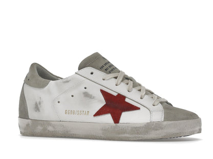 Golden Goose Super-Star White Grey Red (Women's)