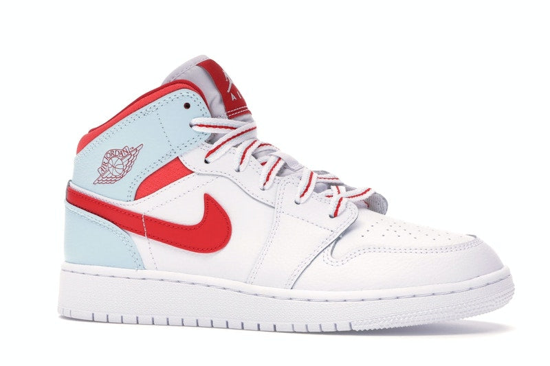 Jordan 1 Mid White Topaz Mist (GS)