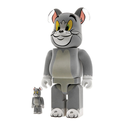 Bearbrick Tom and Jerry: Tom Flocky 100% & 400% Set