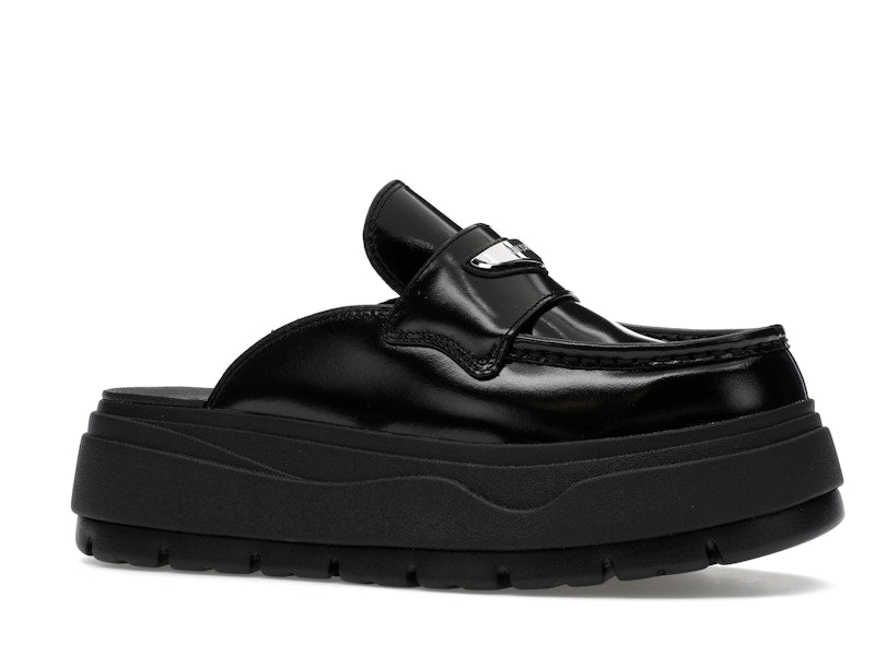 Jordan Mule Black Metallic Silver (Women's)