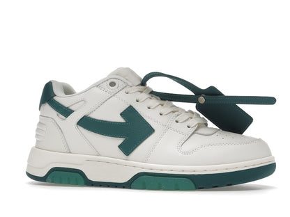 OFF-WHITE Out Of Office OOO Low Tops White Green (FW22)