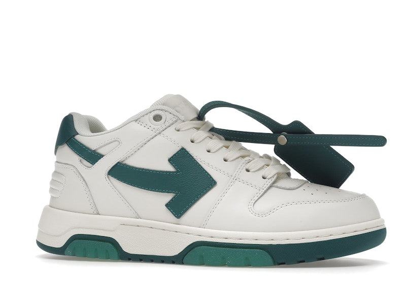 OFF-WHITE Out Of Office OOO Low Tops White Green (FW22)