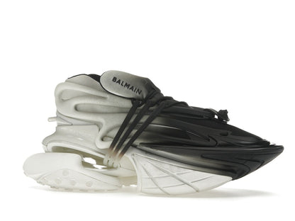 Balmain Unicorn Low-Top White Black Gradiant