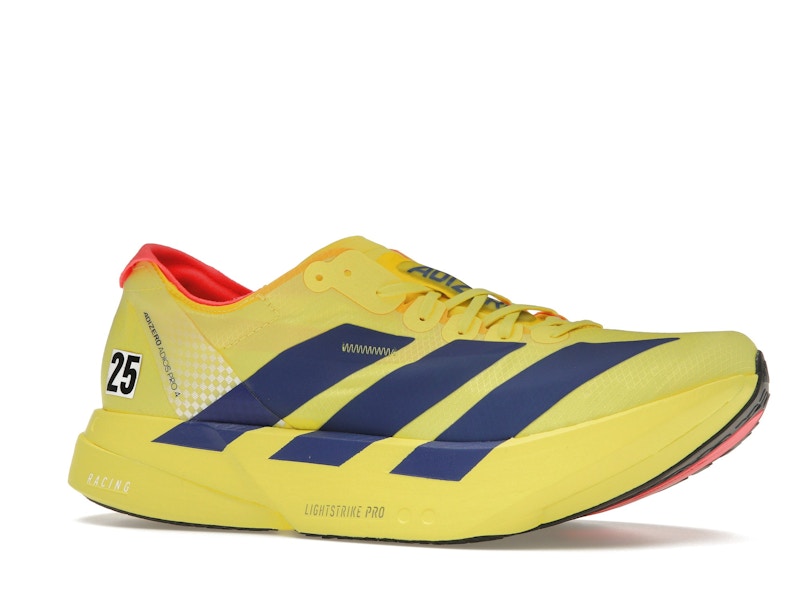 adidas Adizero Adios Pro 4 Yellow Navy