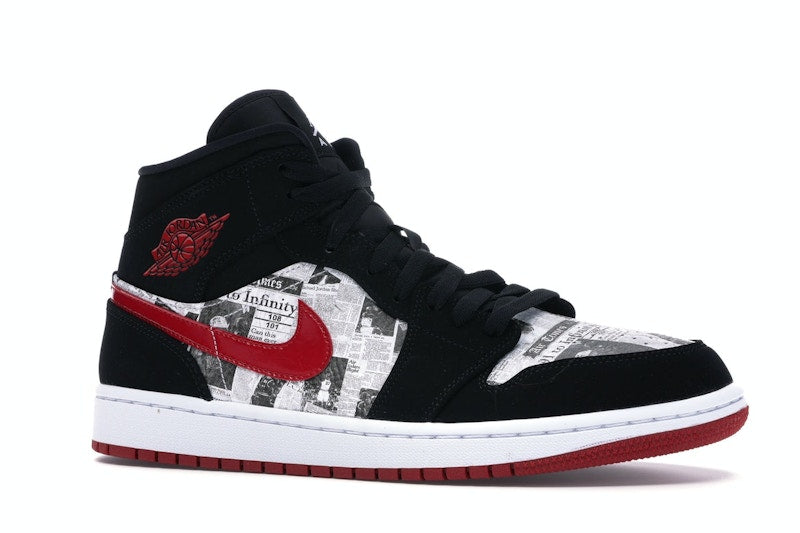 Jordan 1 Mid Newspaper Air Times