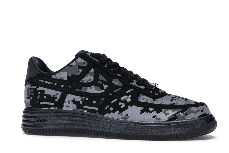 Nike Lunar Force 1 Low Digi Camo Black