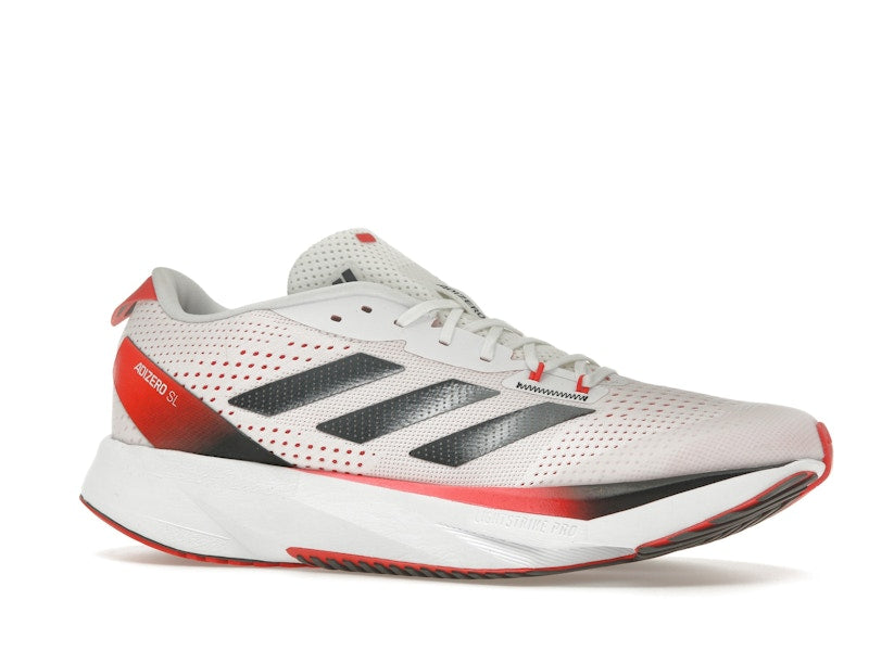 adidas Adizero SL Cloud White Core Black Bright Red