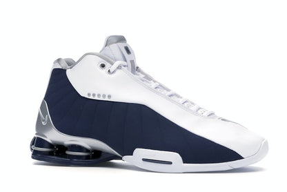 Nike Shox BB4 White Silver Navy