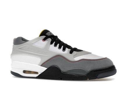 Jordan 4 RM Premium White Black Smoke Grey Fire Red