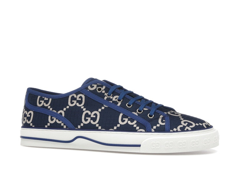 Gucci Tennis 1977 Low GG Monogram Blue