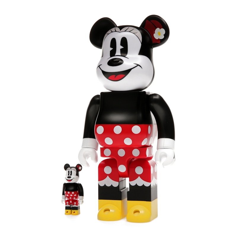 Bearbrick x Disney Minnie Mouse 100% & 400% Set