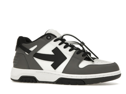 OFF-WHITE Out Of Office OOO Low Tops Dark Gray Black