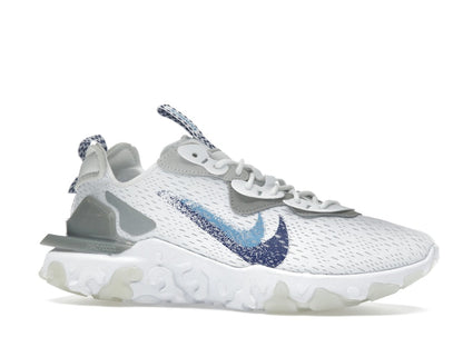 Nike React Vision White Double Blue Swoosh