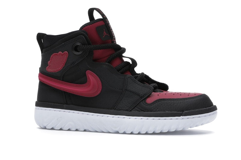 Jordan 1 High React Black Noble Red