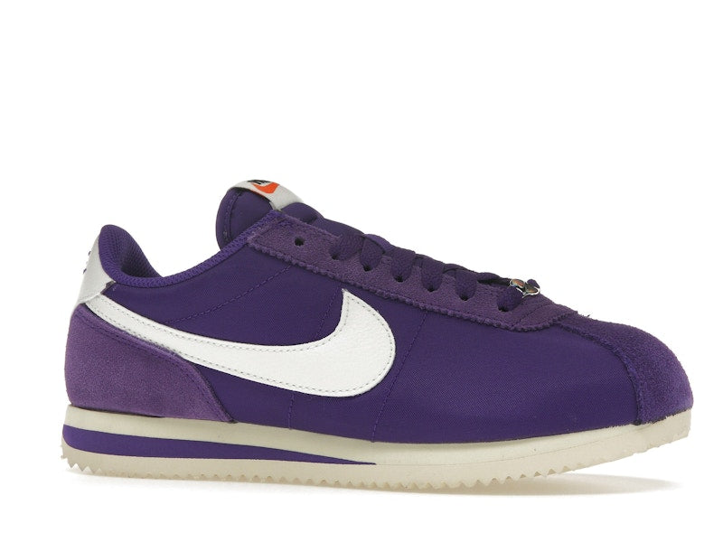 Nike Cortez Textile Field Purple Alabaster Safety Orange Summit White (Women's)