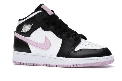 Jordan 1 Mid White Black Light Arctic Pink (GS)