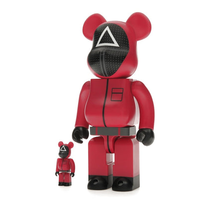 Bearbrick x Squid Game Guard (Triangle) 100% & 400% Set