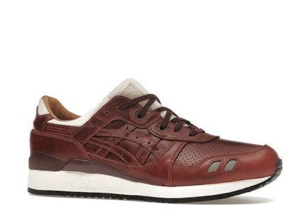 ASICS Gel-Lyte III Packer Shoes x J. Crew Oxblood Leather