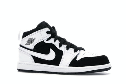 Jordan 1 Mid White Black (PS)