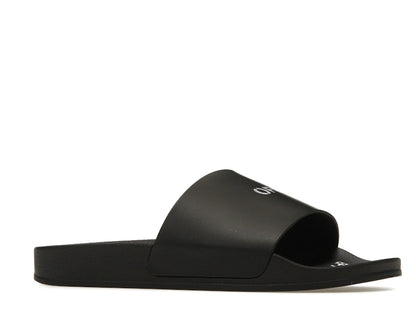 OFF-WHITE Pool Slides Black White (Women's) (SS22)