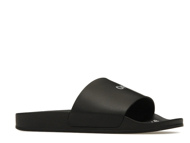OFF-WHITE Pool Slides Black White (Women's) (SS22)