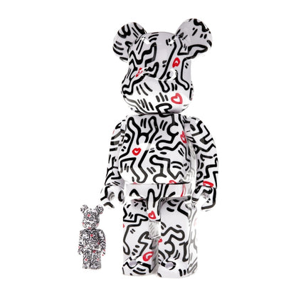 Bearbrick Keith Haring #8 100% & 400% Set