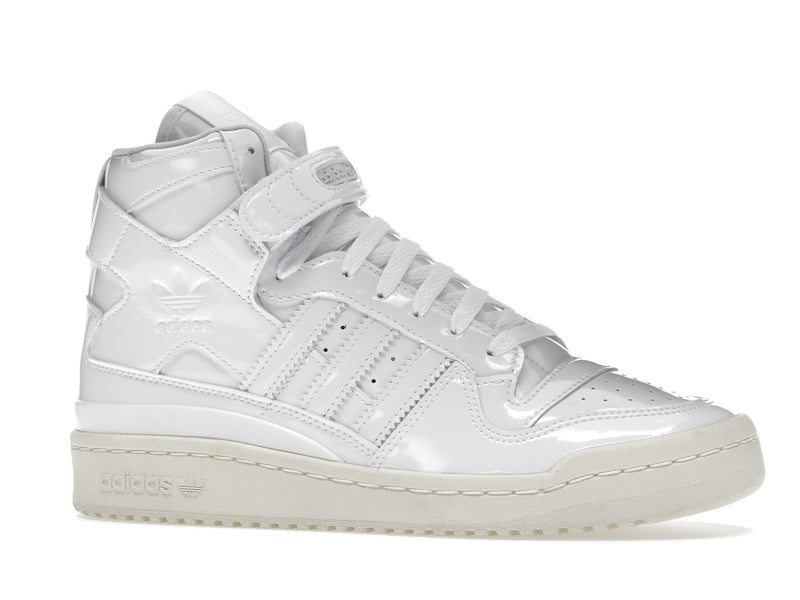 adidas Forum Mid Triple White Patent Leather (Women's)