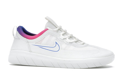 Nike SB Nyjah Free 2 Summit White Pink Blast Racer Blue