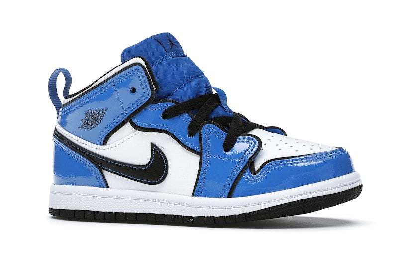 Jordan 1 Mid Signal Blue (TD)