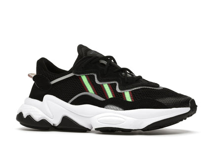 adidas Ozweego Core Black Solar Green (GS)