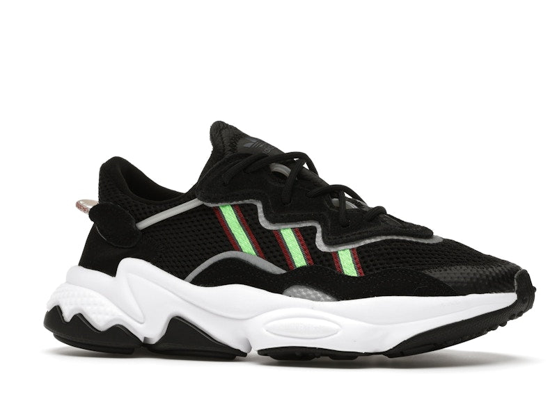 adidas Ozweego Core Black Solar Green (GS)