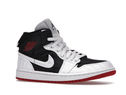 Jordan 1 Mid SE Utility Canvas White Black Gym Red (Women's)