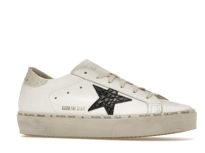 Golden Goose Hi Star White Black Star (Women's)
