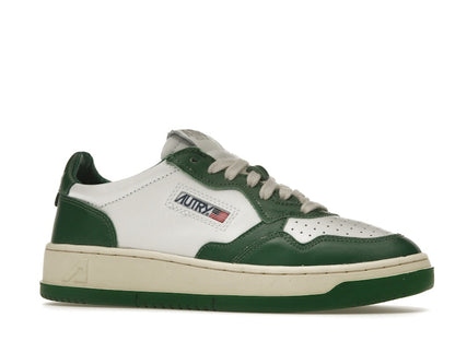 Autry Medalist Leather Low Green White